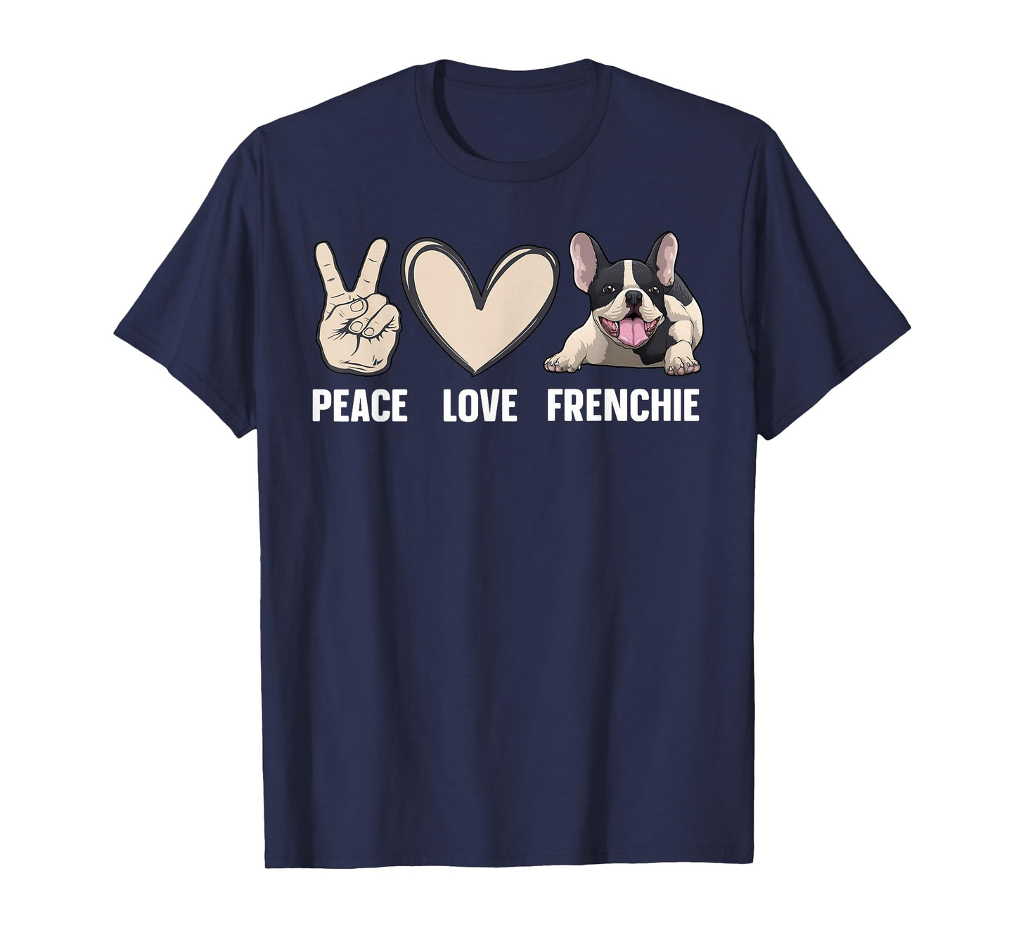 Cool French Bulldog Art for Men Women Kids Frenchie Lover T-Shirt