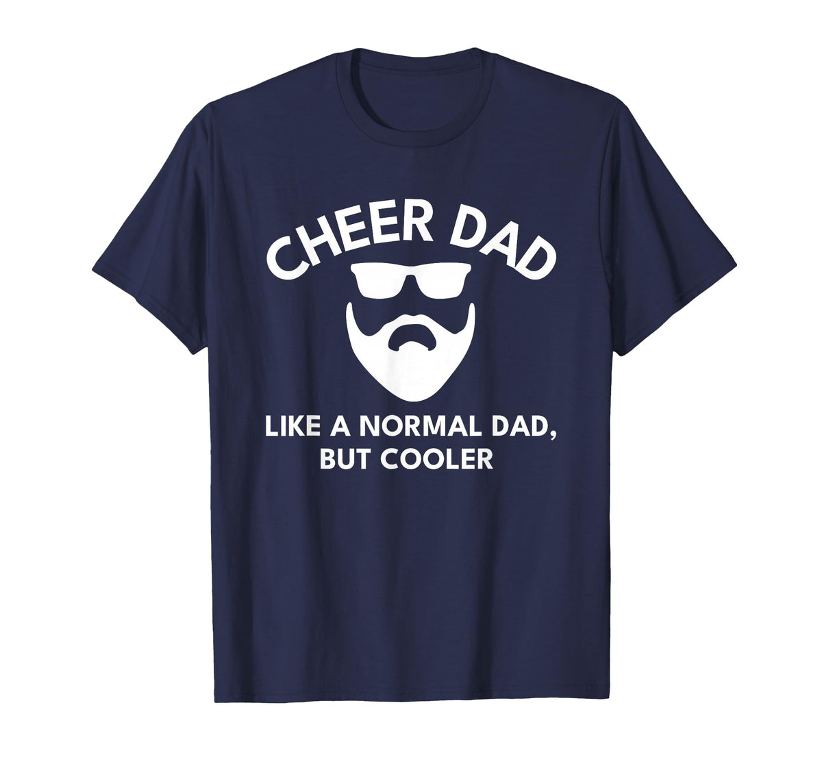 Cheer Dad Cheerleading Bearded Definition T-Shirt