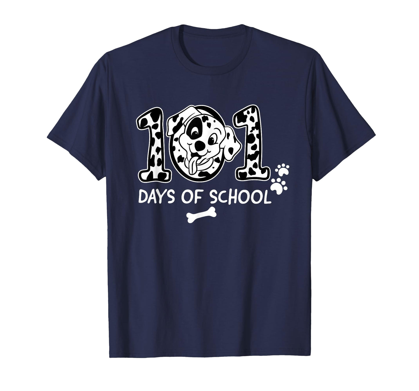 Happy 101 Days School Cute Dog 100 Days Smarter Student Kids T-Shirt