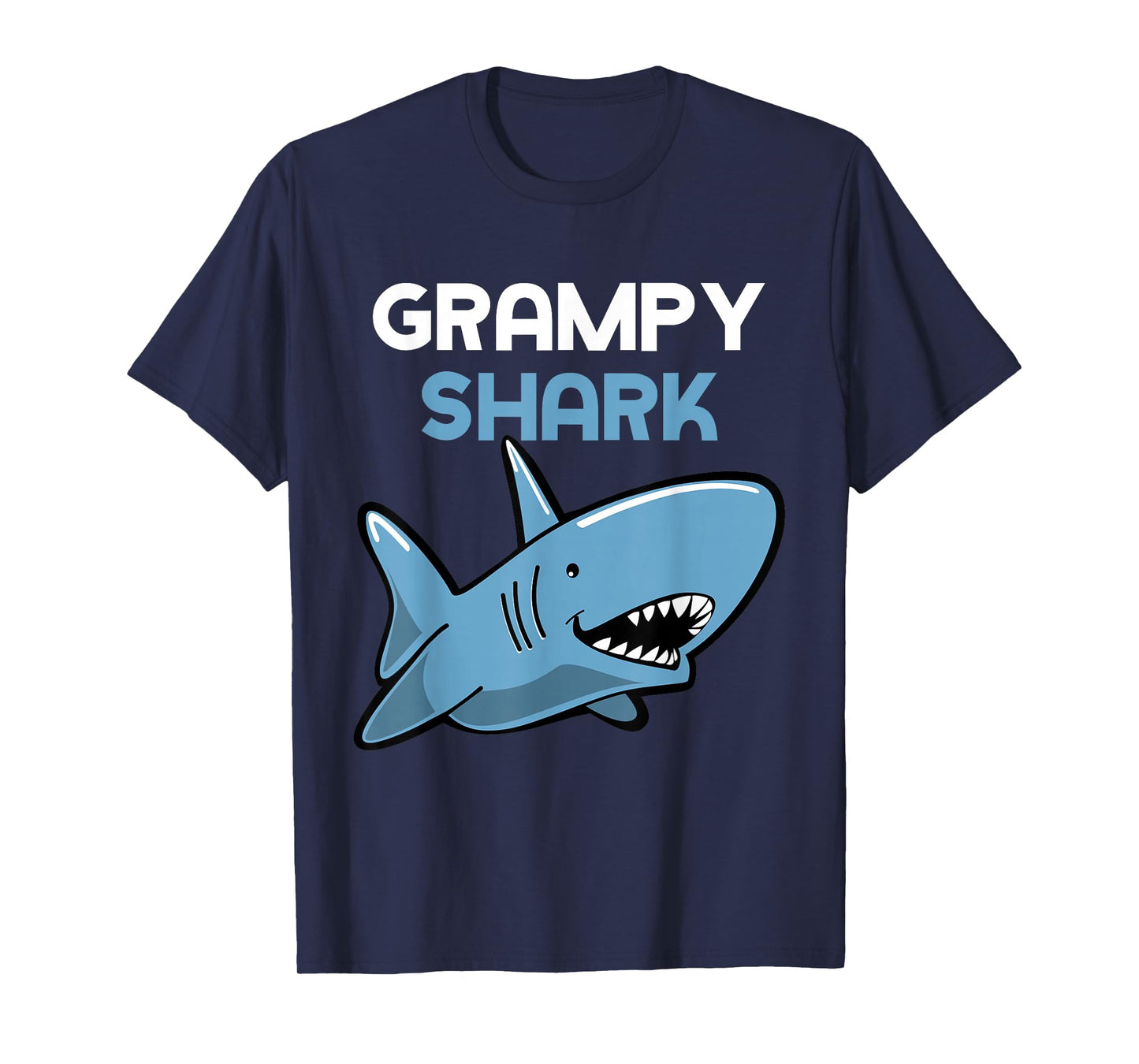 Grampy Shark Cool Funny Family T-Shirt