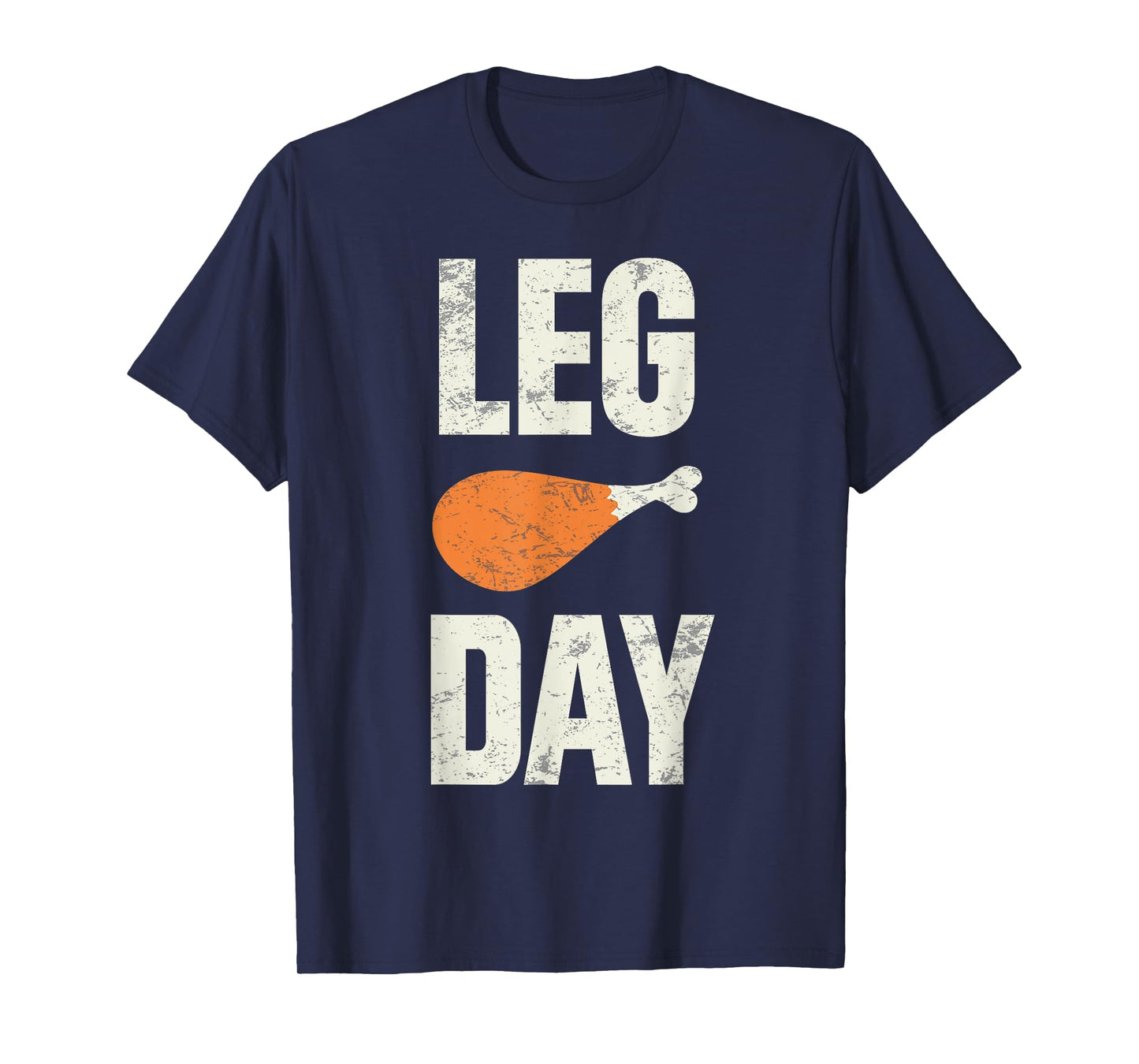 Funny Thanksgiving Tees Leg Day Turkey Retro Black Crew Neck Short Sleeve T-Shirt Unisex-Adults Kids Small