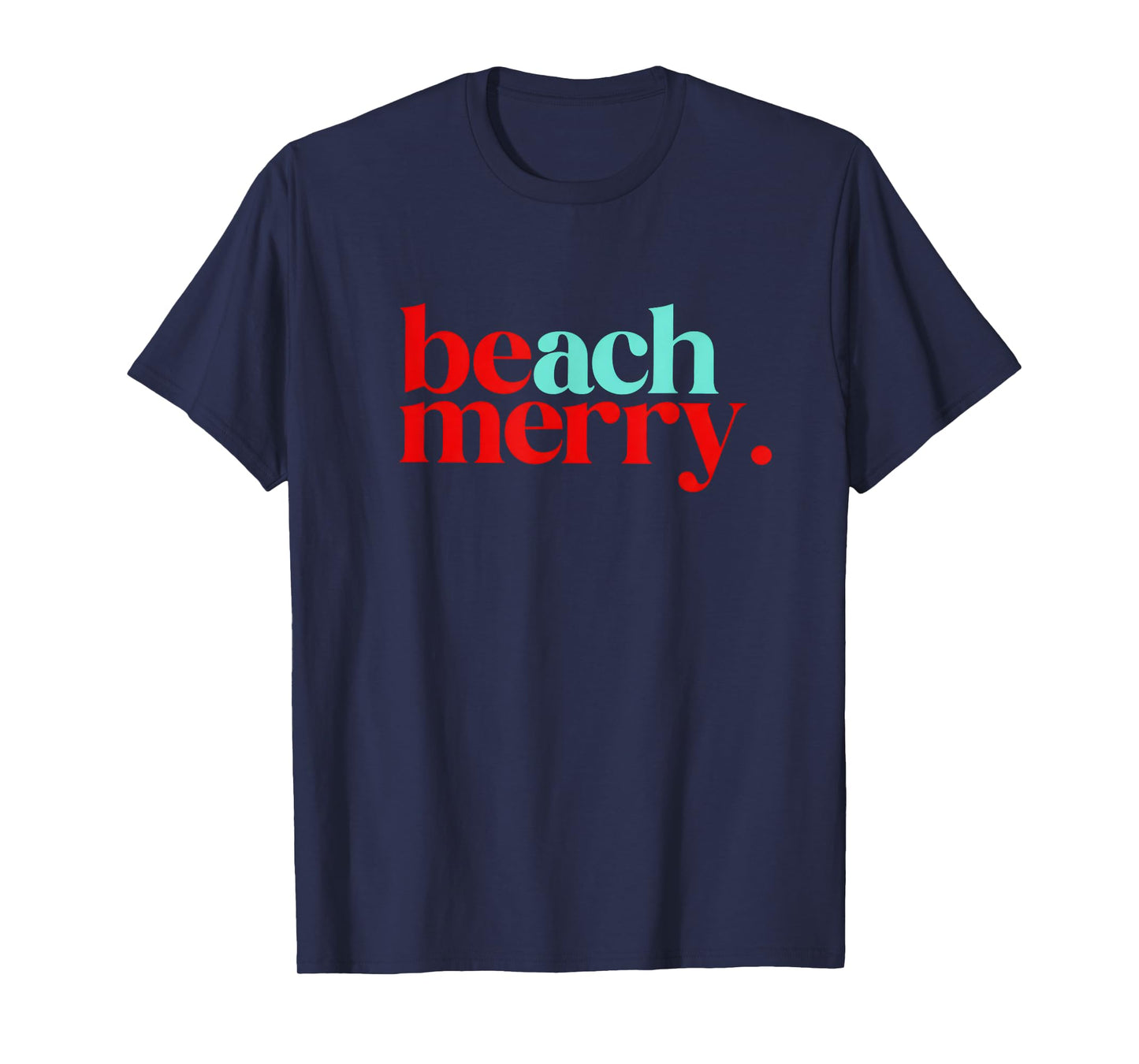 Beach Merry Christmas Funny T-Shirt