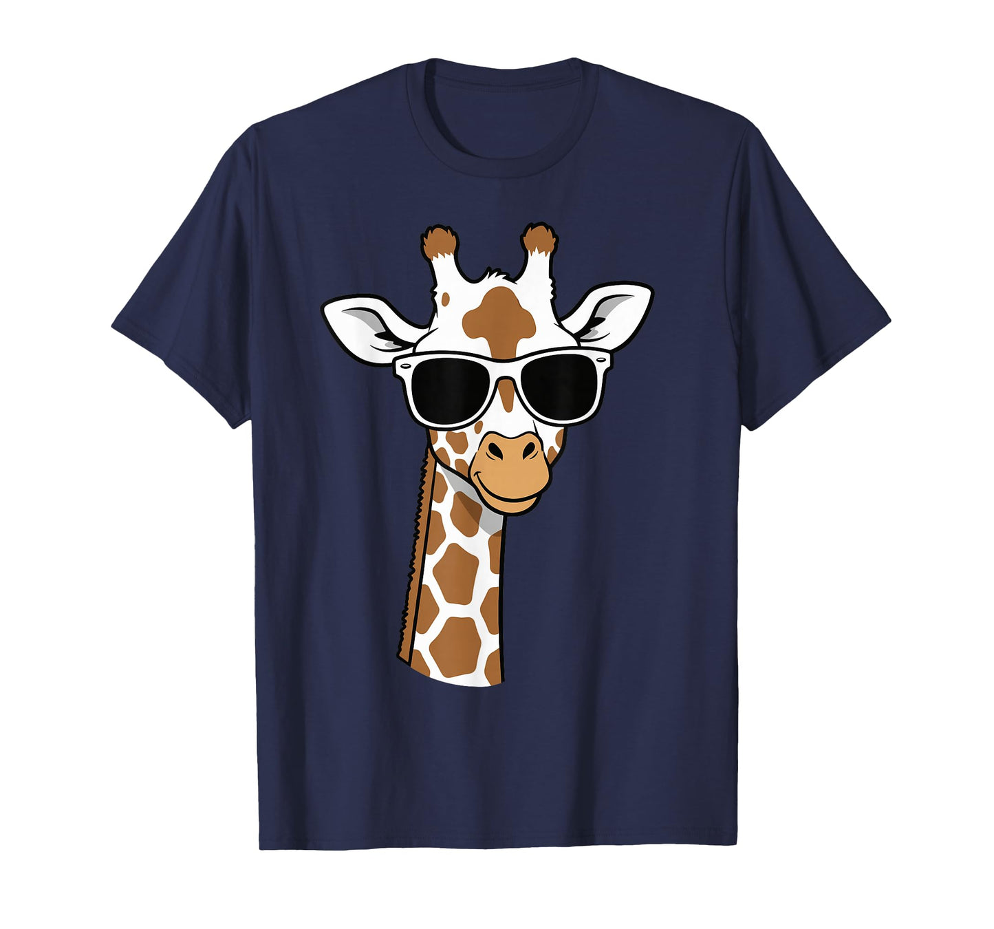 Giraffe Face Sunglasses Funny Giraffe for Kids T-Shirt