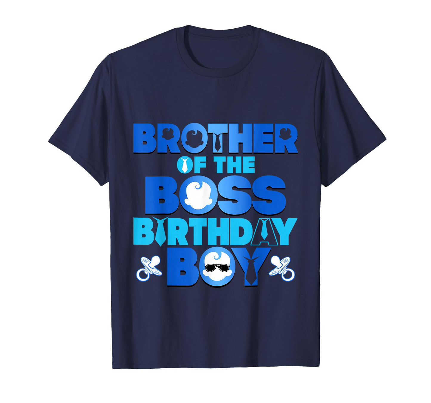 Brother of The Boss Birthday Boy Baby Family Decorations T-Shirt