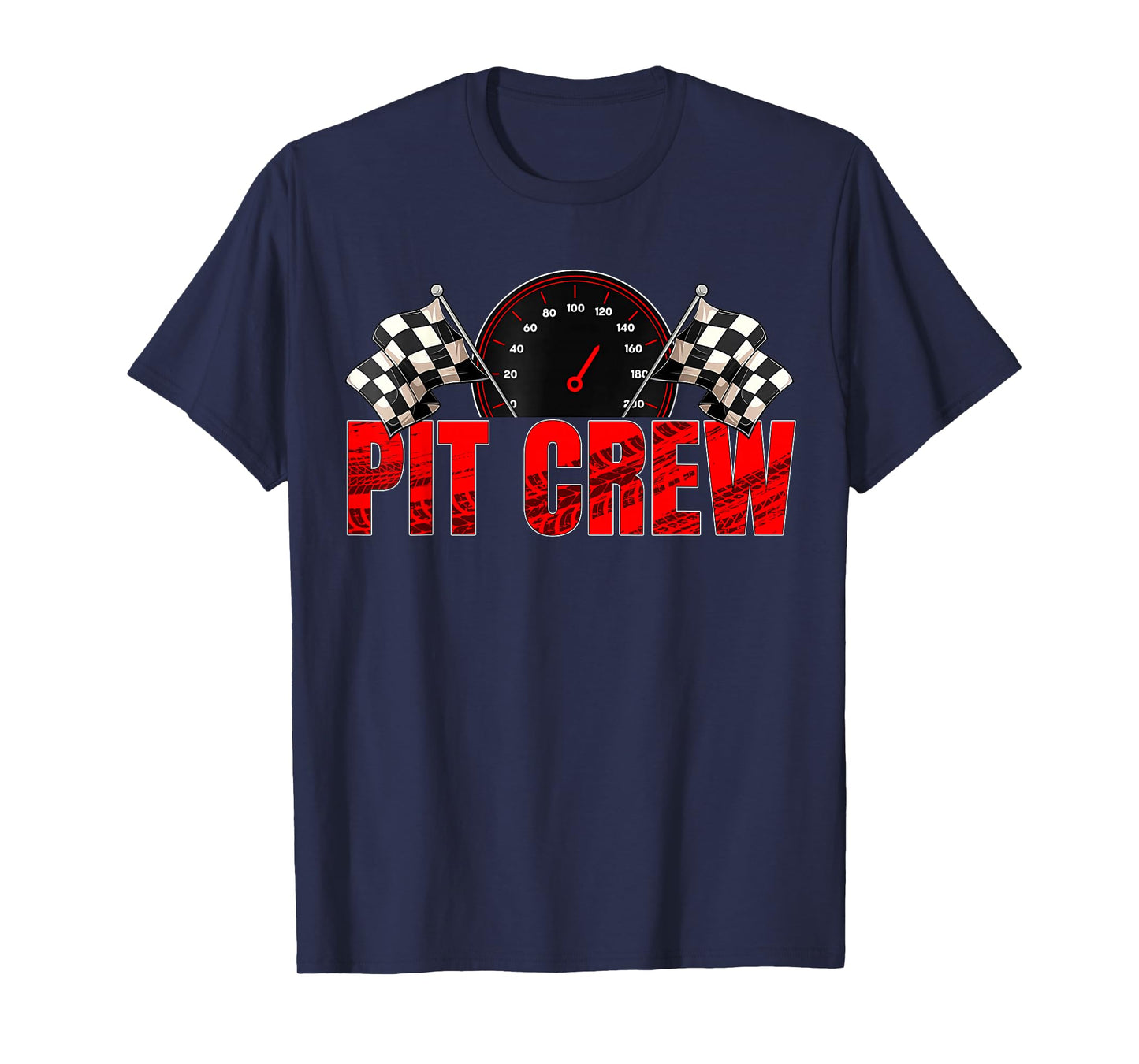 Pit Crew Family Racing Birthday Race Car for Dad Mom T-Shirt
