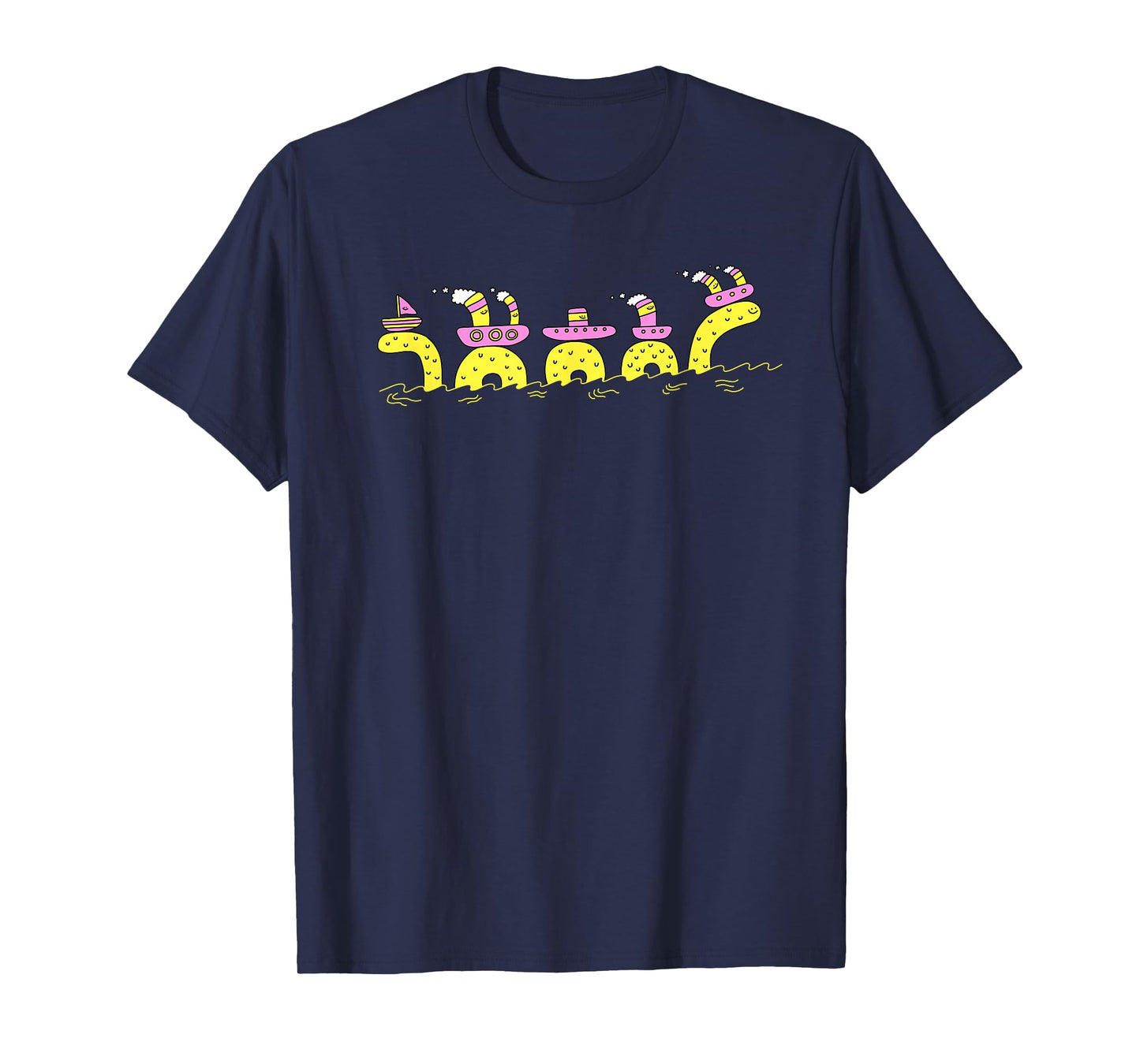Threadless Porky Roebuck Lochness Monster Graphic T-Shirt