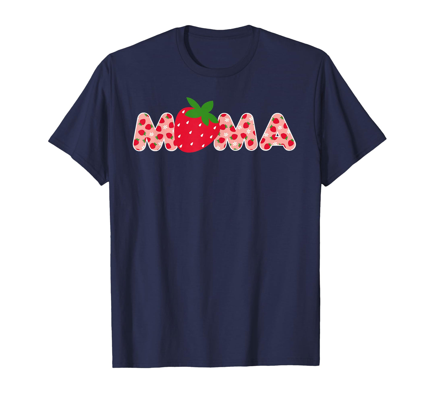 Mama Strawberry First Birthday Family Funny Strawberry T-Shirt