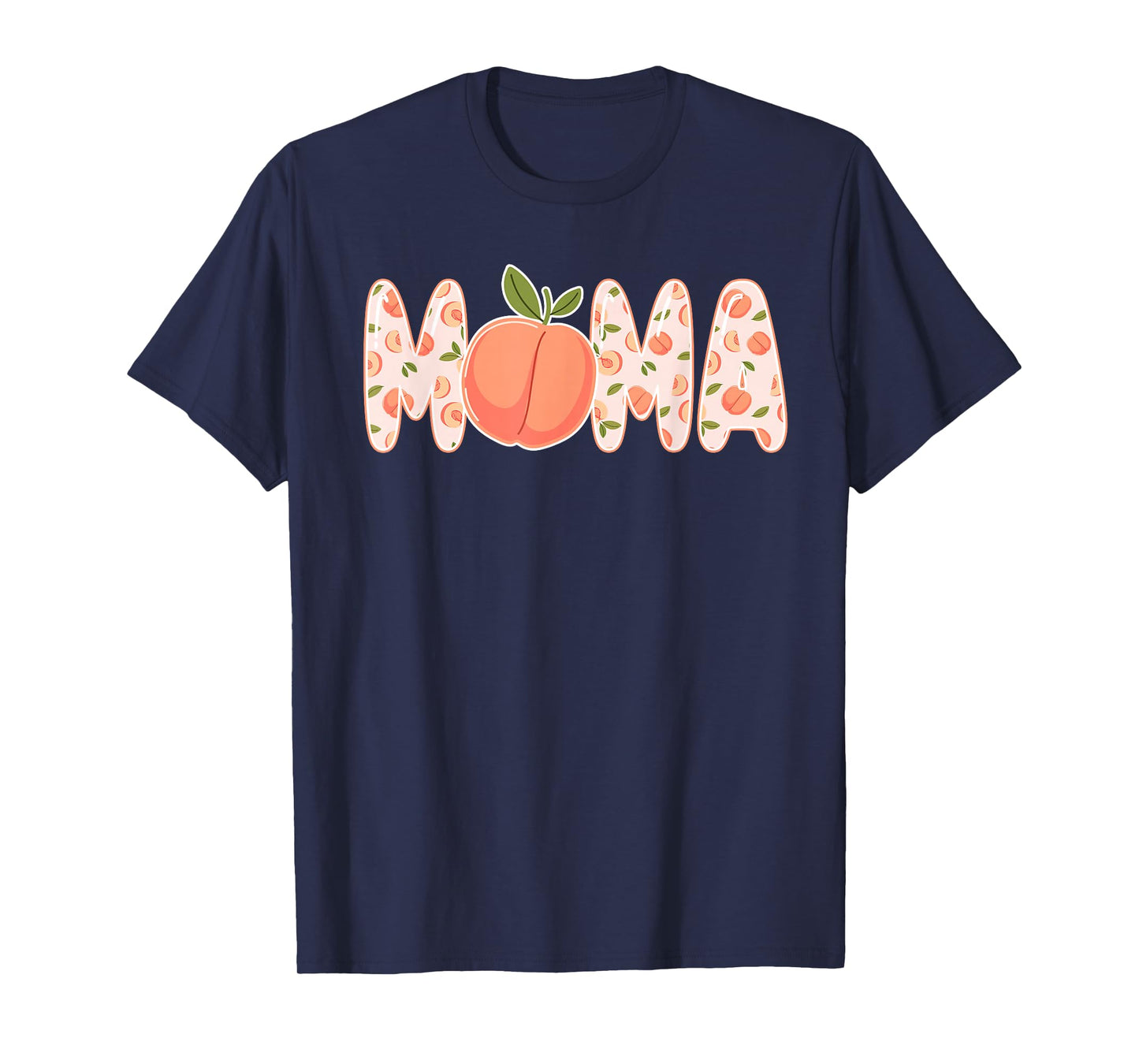Mama Peach First Bday One Sweet Peach Family Matching T-Shirt