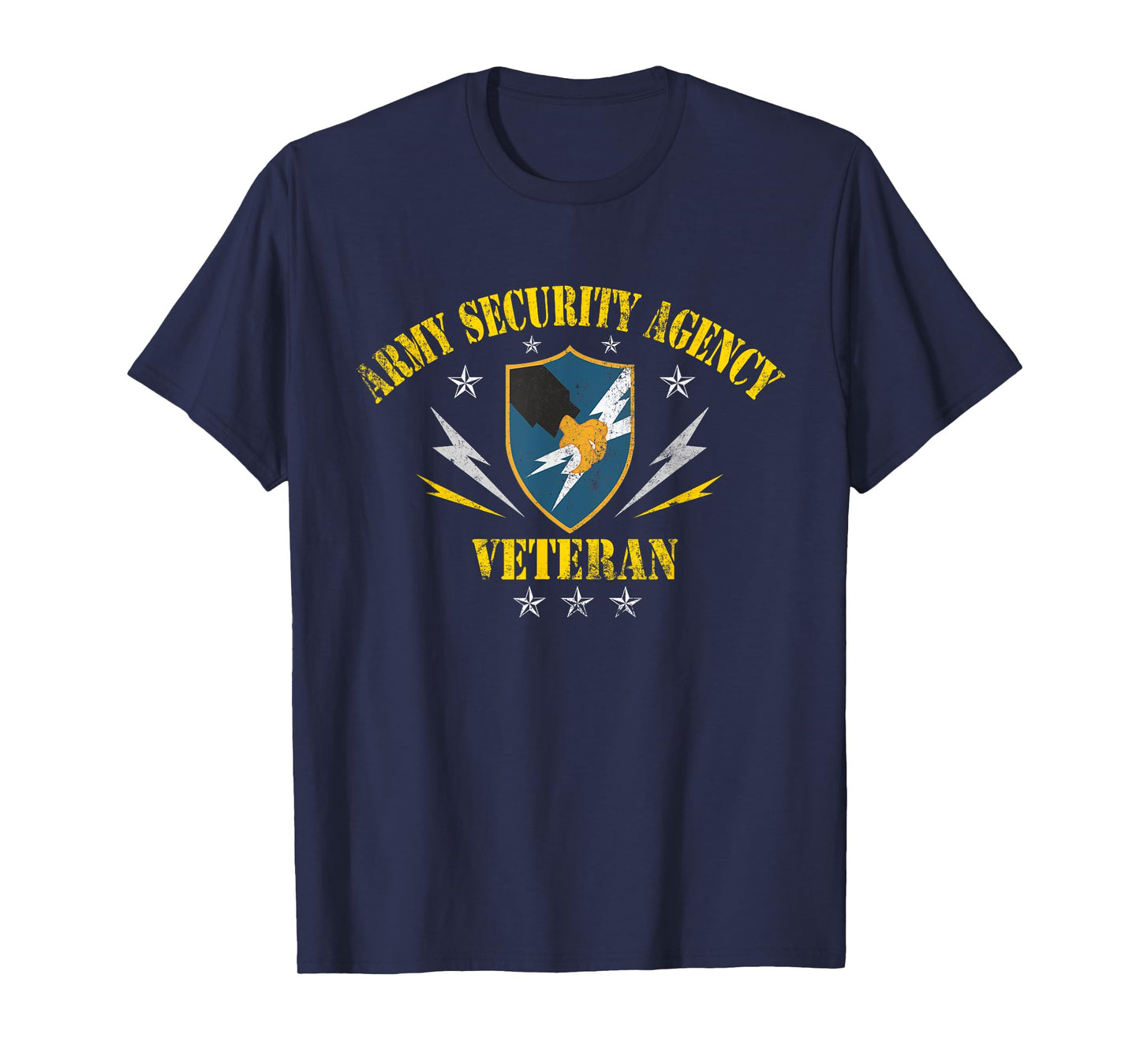Military USA Security Agency Veteran for Men Women Patriotic T-Shirt