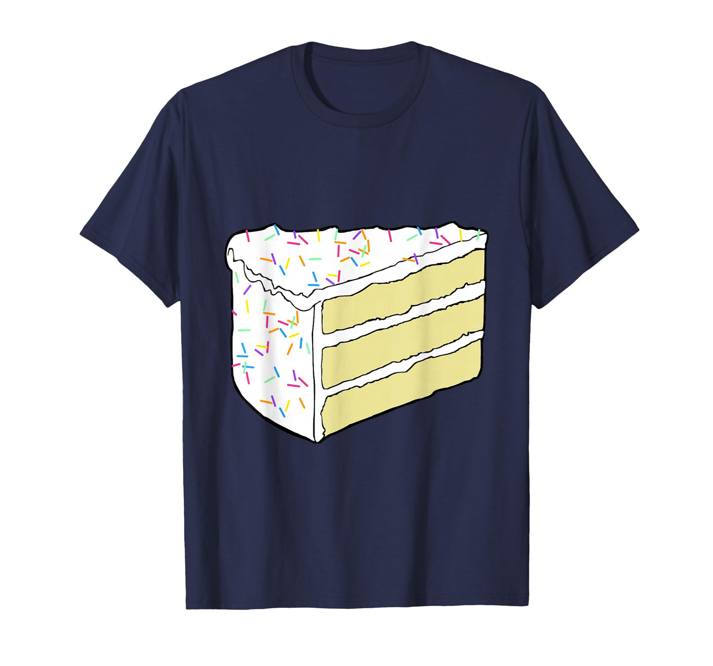 White Vanilla Cake Halloween Costume Food Dress Up Cosplay T-Shirt