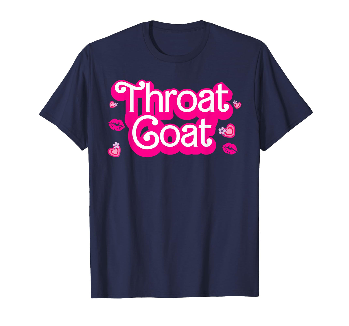 Pink Throat Goat Adult Humor Funny Sarcastic Outfit T-Shirt