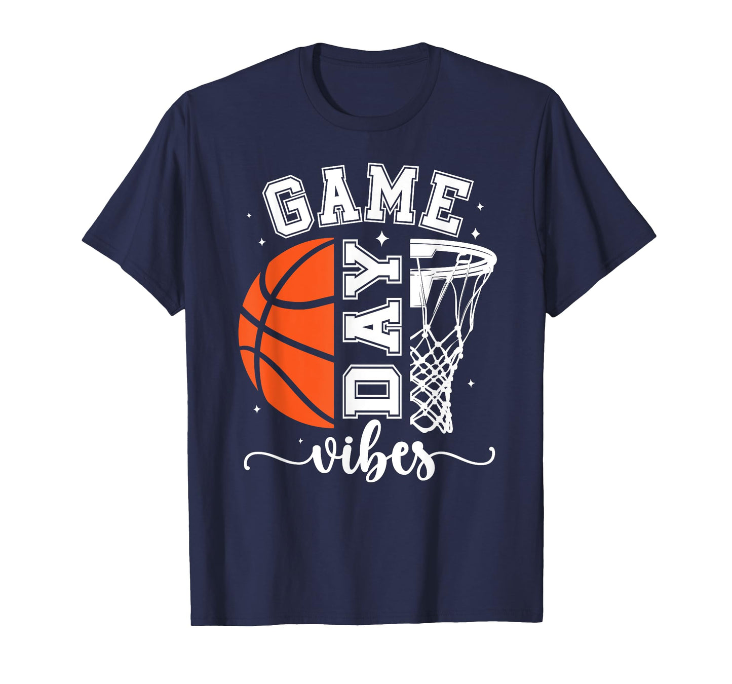 Basketball Game Day Vibes Game Day Basketball T-Shirt