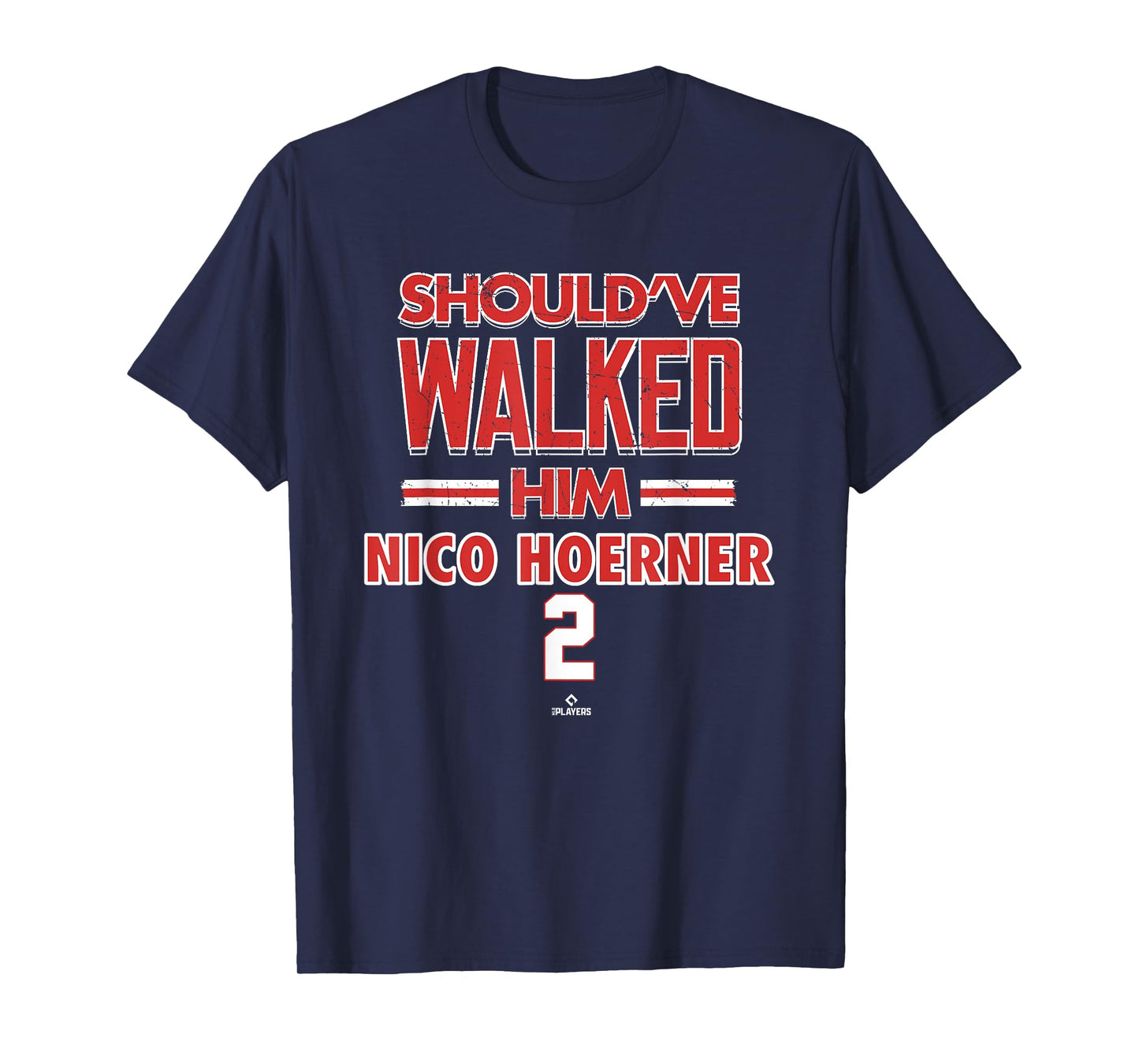 Should've Walked Him Nico Hoerner Chicago Baseball MLBPA T-Shirt