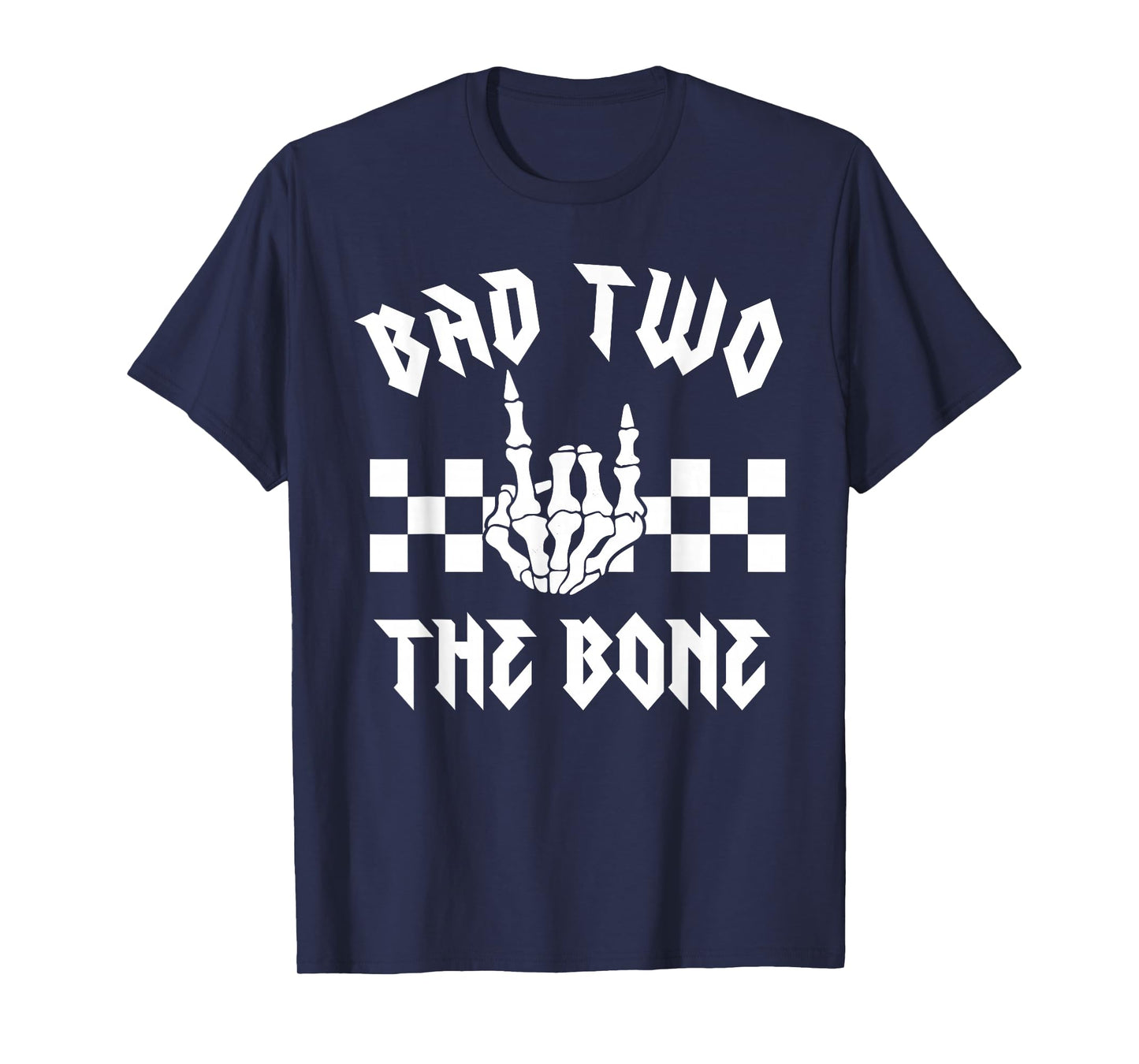 Bad Two The Bone Party Decorations Boy Girl 2nd Birthday T-Shirt