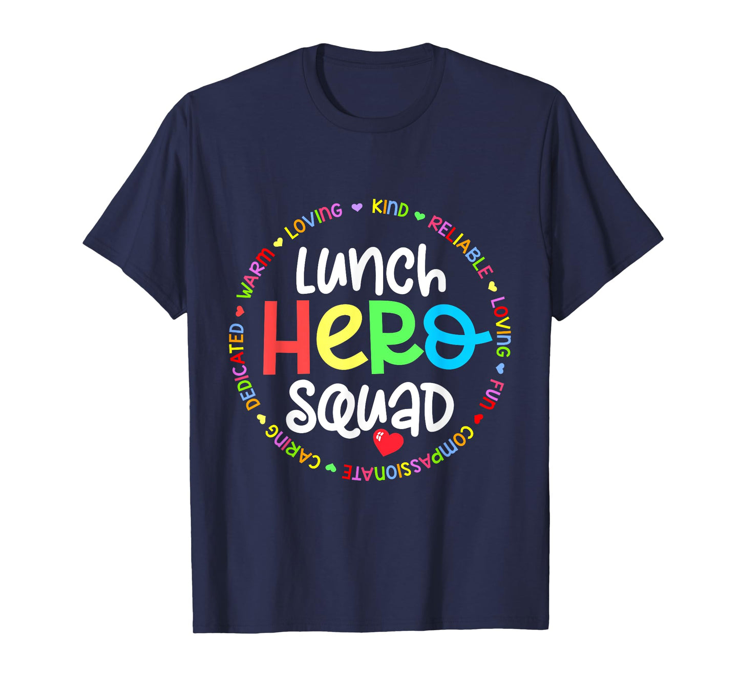 School Lunch Hero Squad Funny Lady Cafeteria Squad Workers T-Shirt