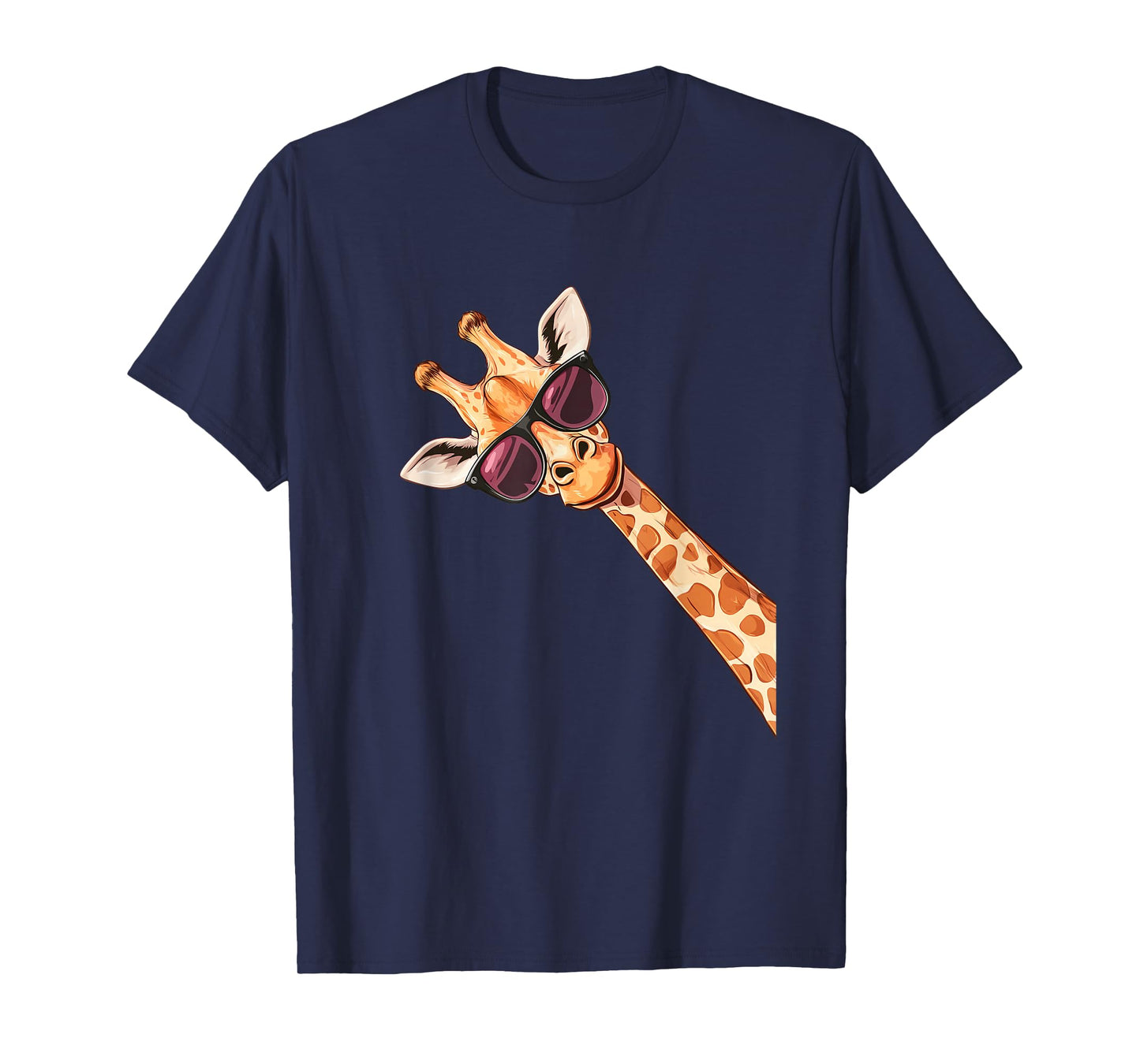 Funny Giraffe Sunglasses T-Shirt