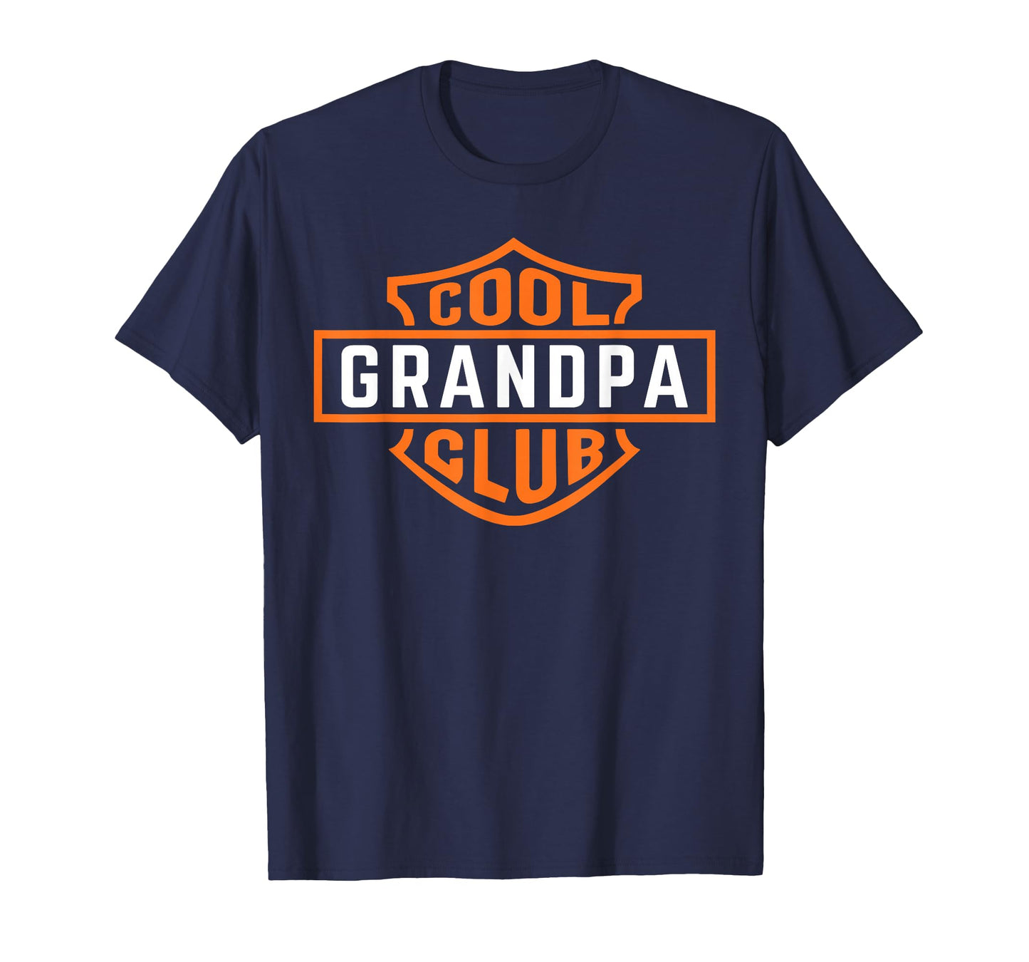 Retro Cool Grandpa Club Grandparents Mens Father's Day T-Shirt