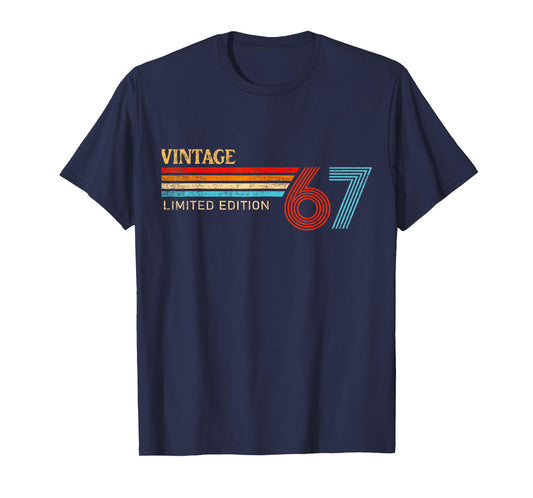 Vintage 1967 Limited Edition Birthday 1967 Men Women T-Shirt