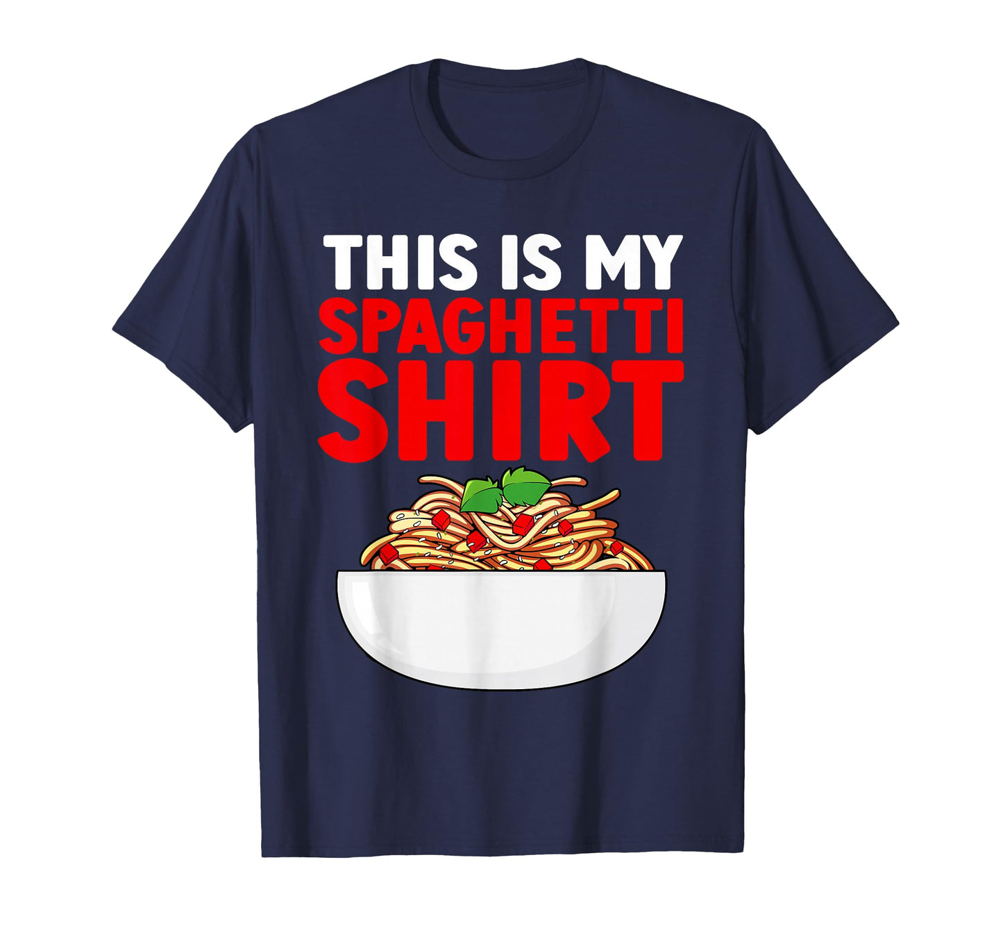 Cute Spaghetti Art For Men Women Kids Pasta Spaghetti Lover T-Shirt