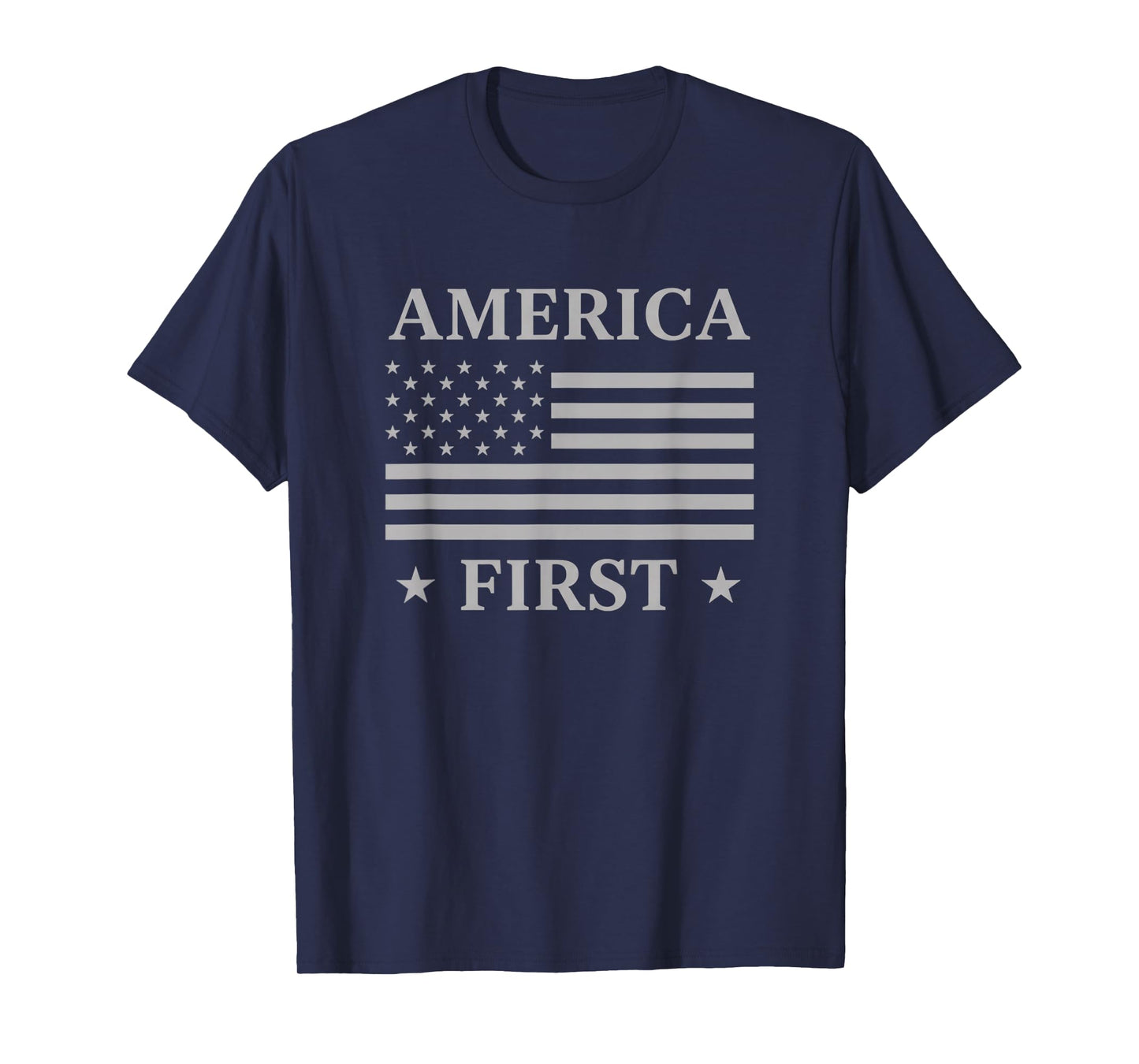 USA America First USA American Flag Patriot Stars and Stripe T-Shirt