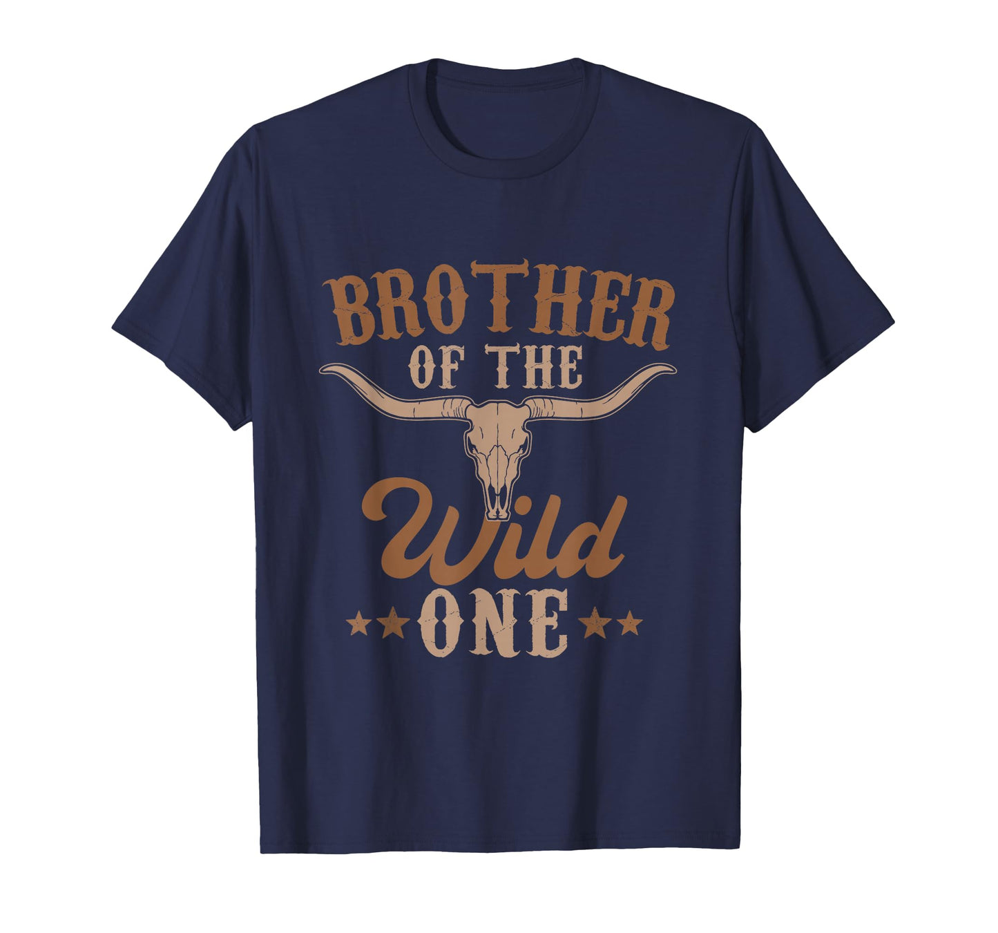 Brother Of The Wild One Cowboy Western Rodeo Party Matching T-Shirt