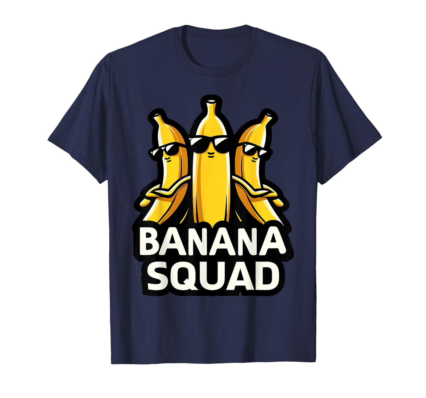 Banana Squad Funny Fruit Banana Lover Team Banana Crew T-Shirt