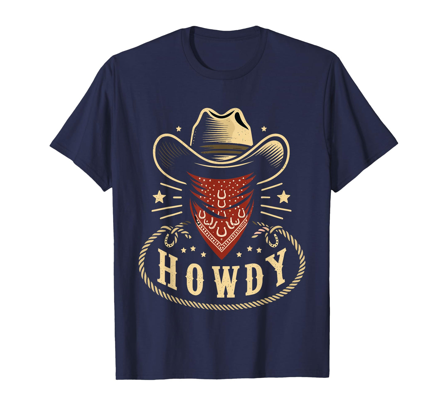 Cowboy Hat Howdy Western Rodeo T-Shirt