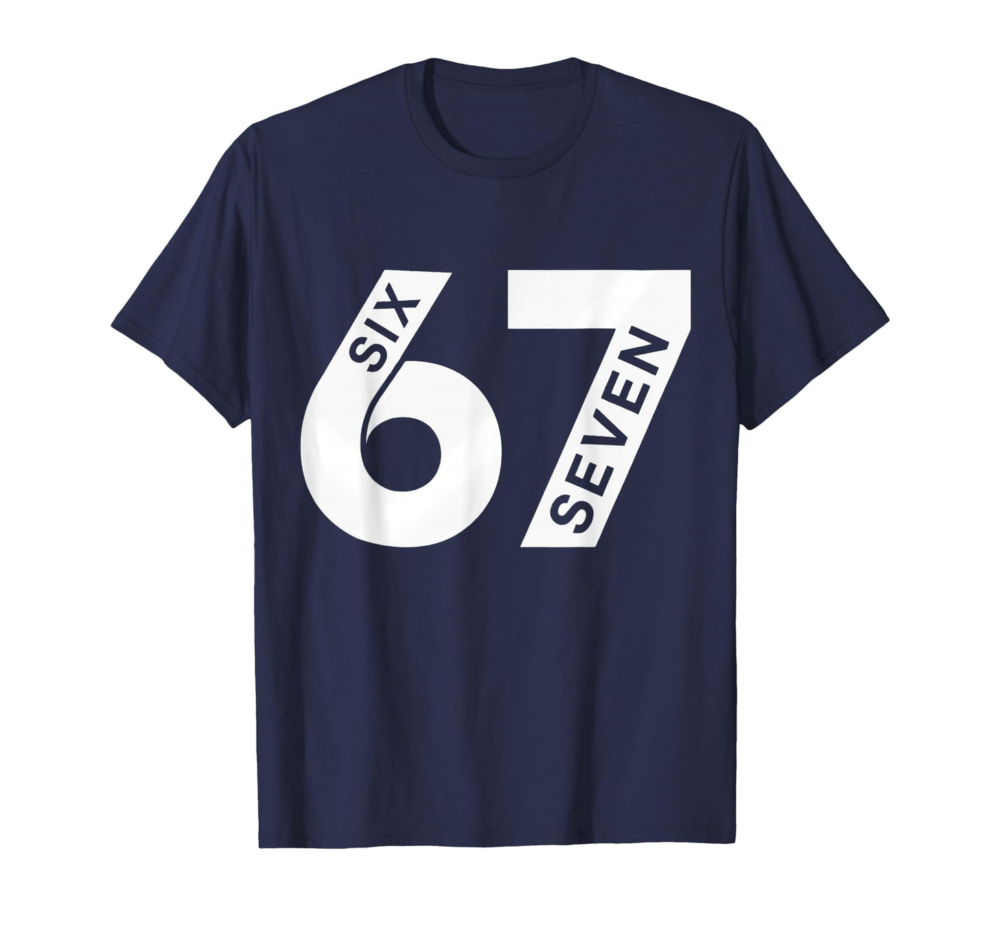 Cool Six Seven Number Gen Alpha Slang 6 7 Trending Meme T-Shirt