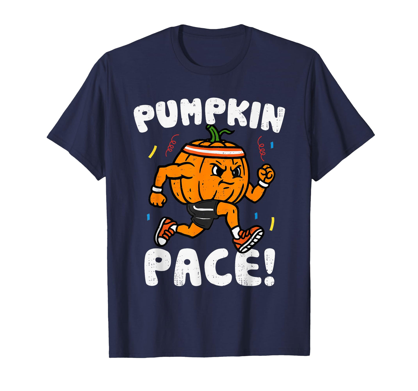 Pumpkin Pace Running Halloween Fall Run Costume Funny T-Shirt