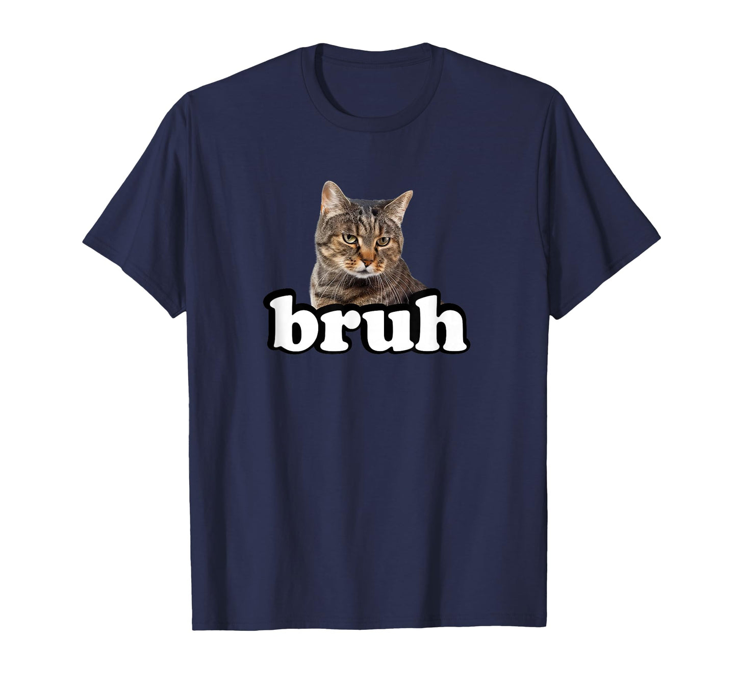 Bruh Kids Brown Tabby Cat Lover T-Shirt