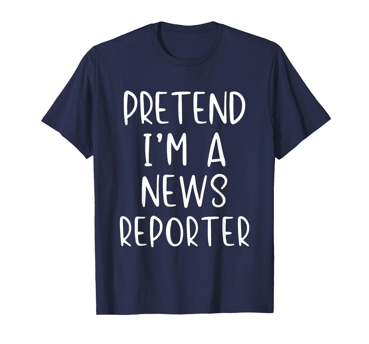 Pretend I'm A News Reporter Costume Halloween Simple Kid T-Shirt