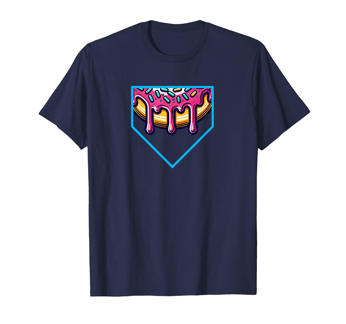 Home Plate Drip - Softball & Baseball T-Shirt