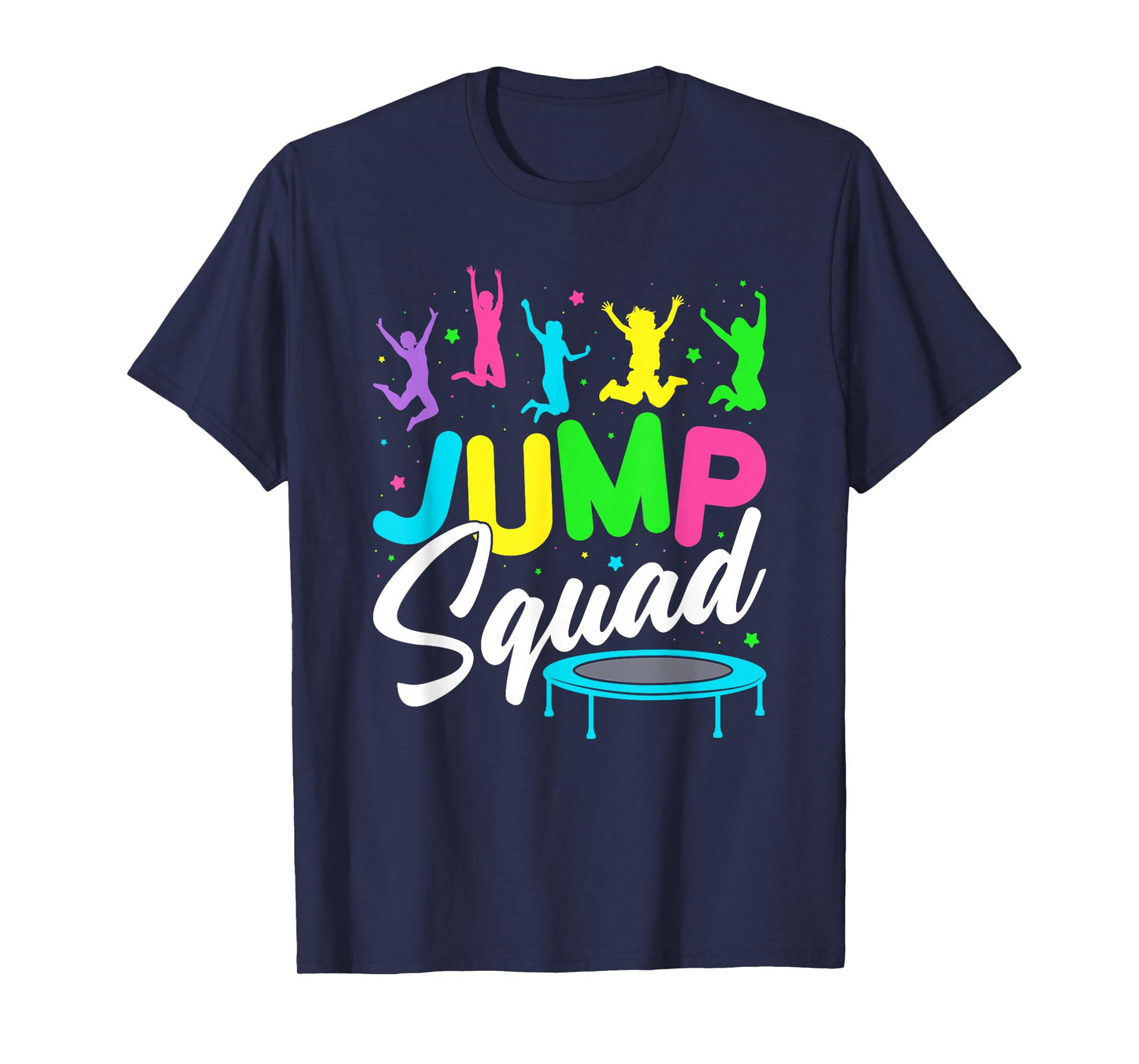 Jump Squad Trampoline Bounce Birthday Party Trampolining T-Shirt
