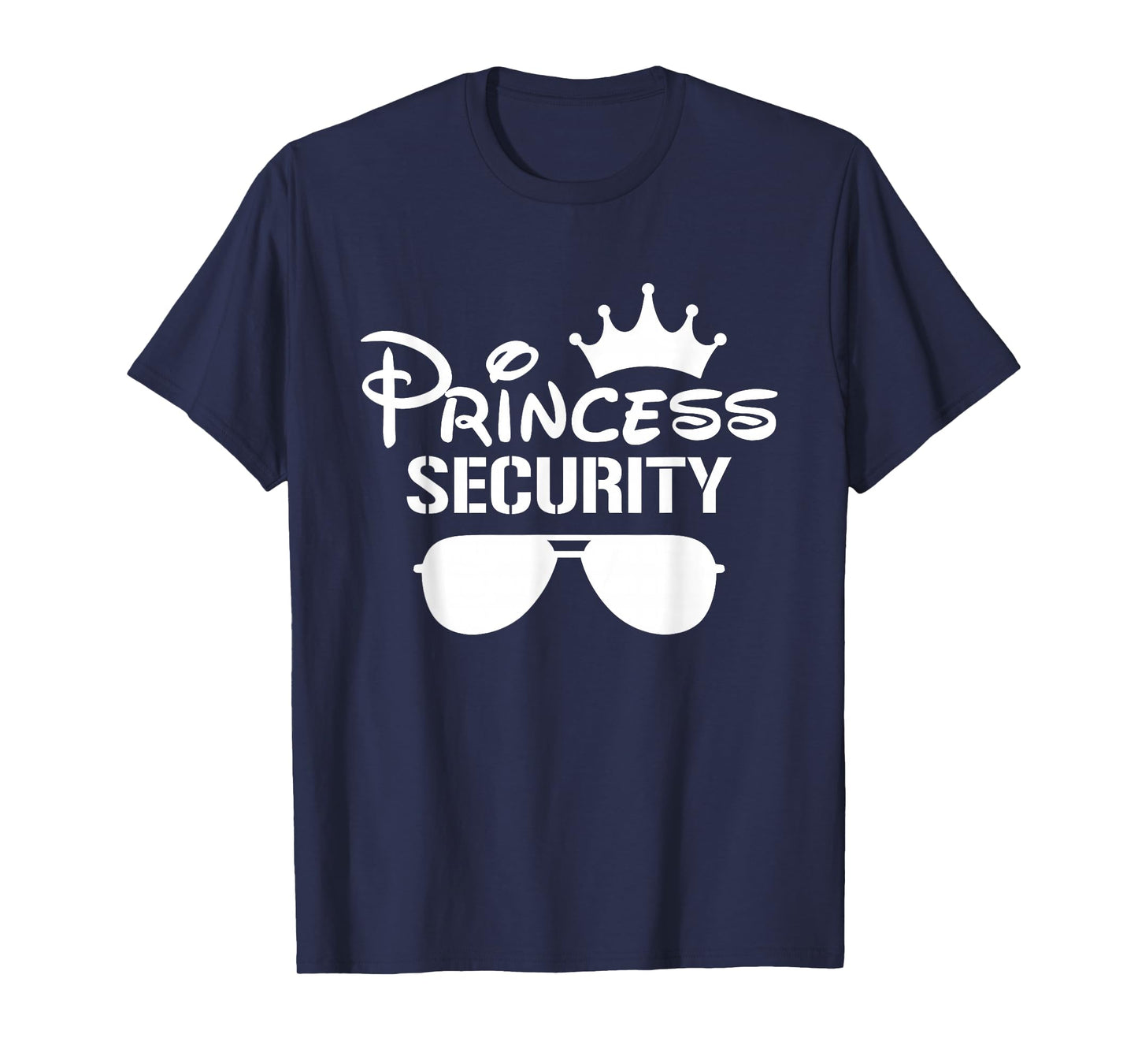 Princess Security Protection Retro Glasses Matching Family T-Shirt