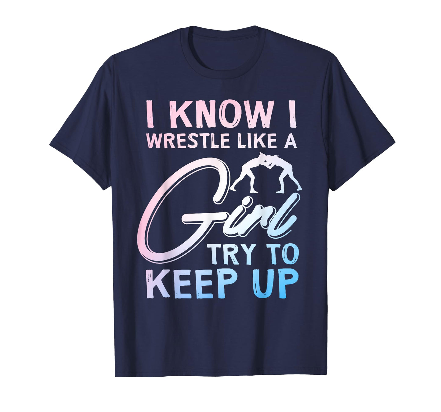 Wrestle Art For Women Girls Professional Wrestler Wrestling T-Shirt