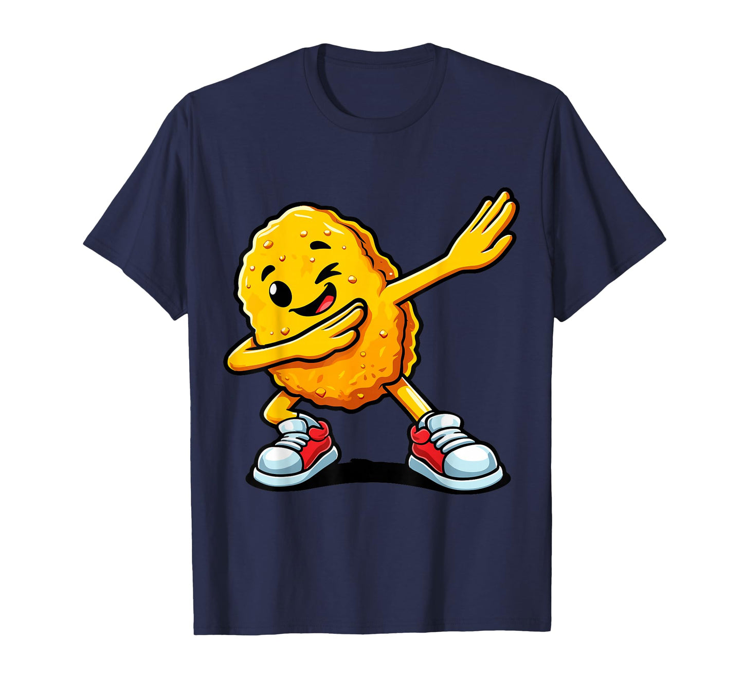Humorous Chicken Nugget lover Gifts Unisex-Child Modern Classic Yellow Cartoon Lover T-Shirt
