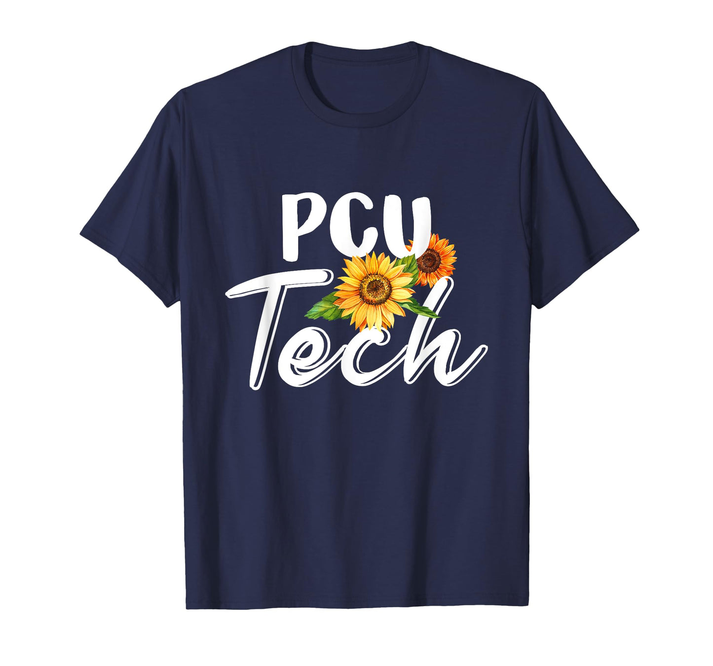 Cute PCU Tech With Sunflower Vintage T-Shirt