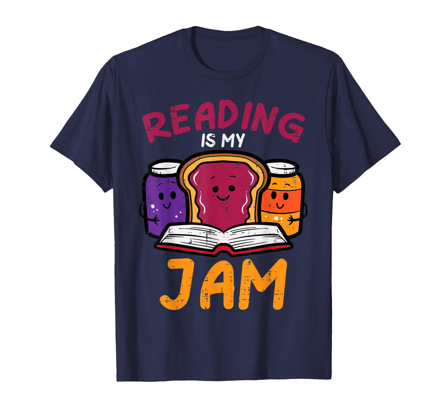 Reading My Jam Read Reading Book Librarian Men Women Kids T-Shirt