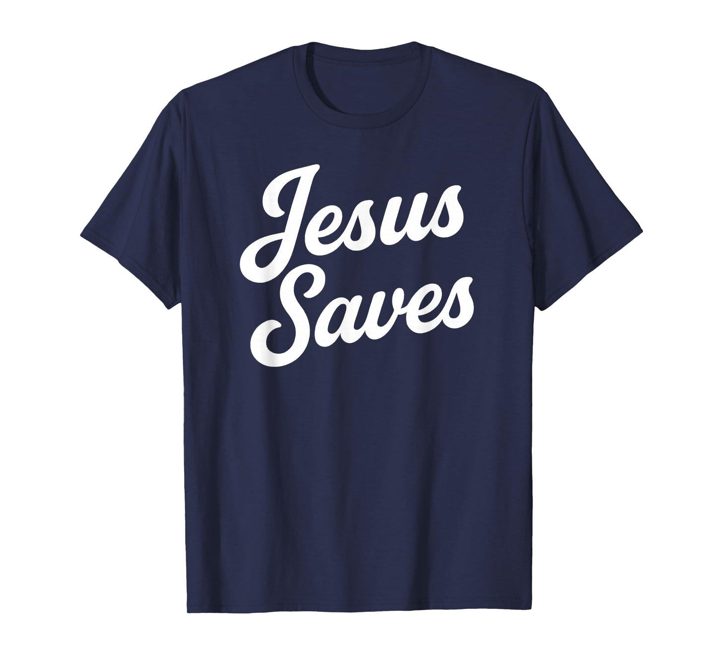 Jesus Saves Vintage Script T-Shirt