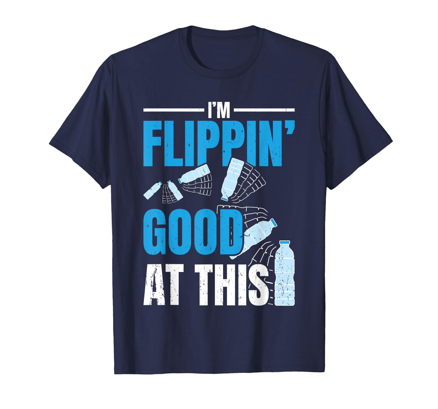 Water Bottle Flipping Kids T-Shirt