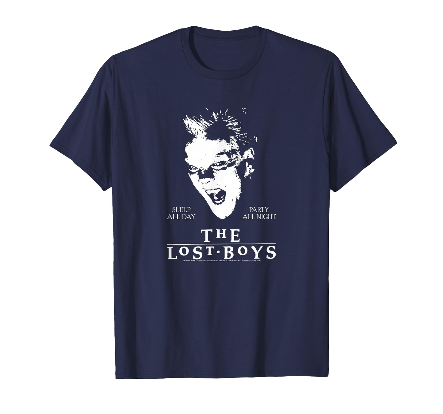 The Lost Boys Sleep All Day Party All Night David 80's Movie T-Shirt
