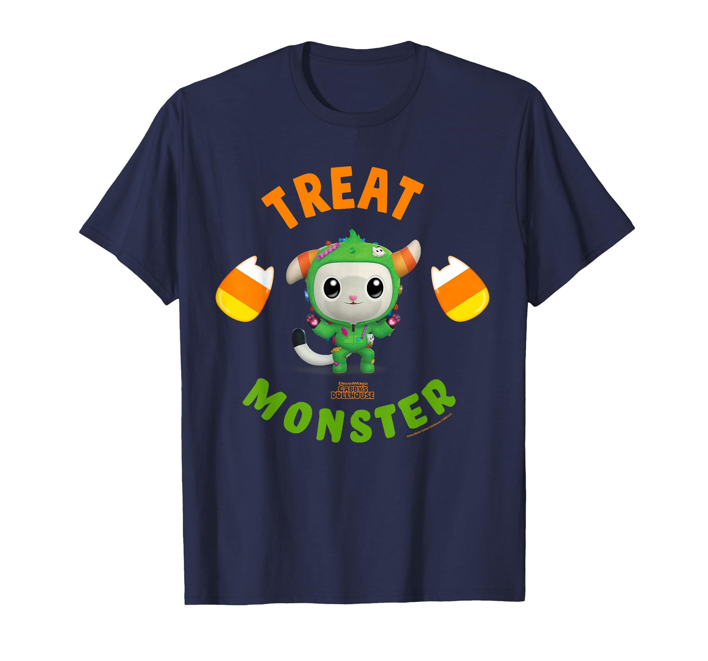 DreamWorks Gabby’s Dollhouse Pandy Treat Monster Halloween T-Shirt