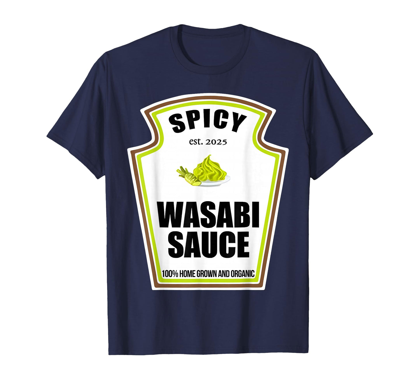 Spicy Wasabi Sauce Condiment Spice Costume Party Matching T-Shirt