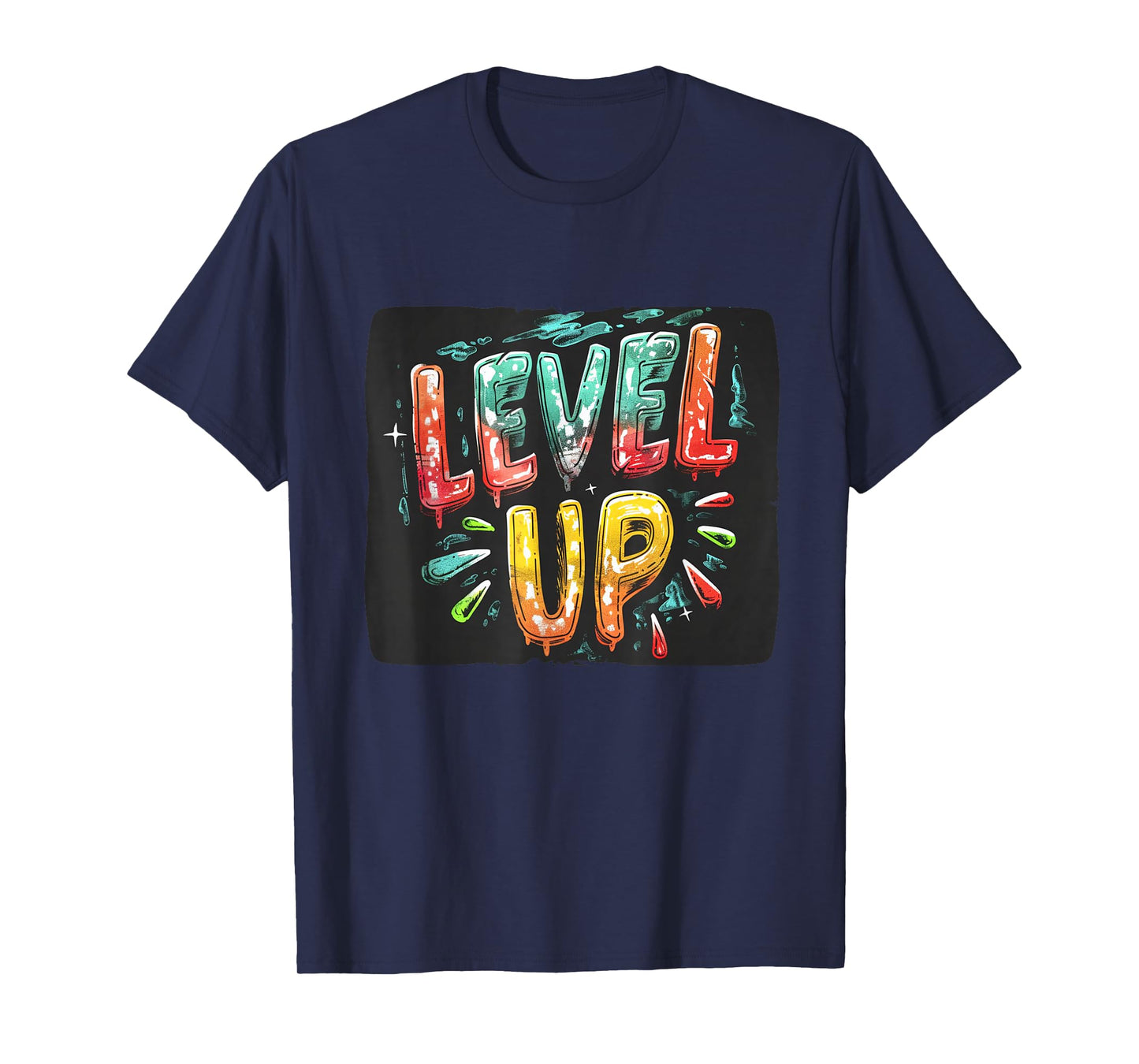 Cool colorful level up costume T-Shirt