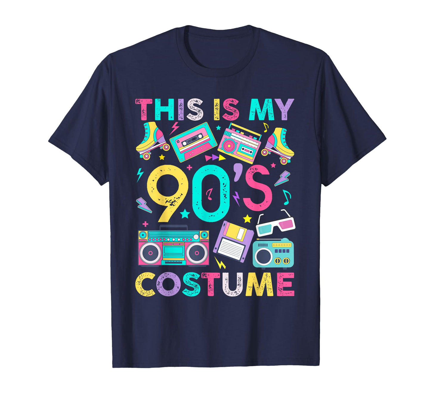 This is My 90s Costume Vintage Style Mixtape Era 90s Party T-Shirt