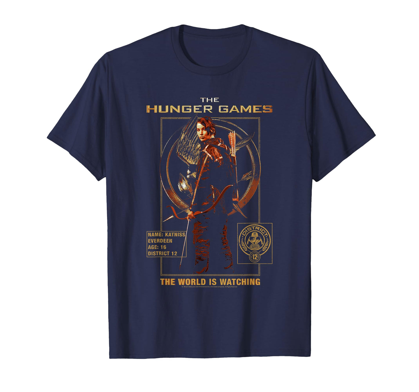 The Hunger Games Katniss The World is Watching Movie T-Shirt