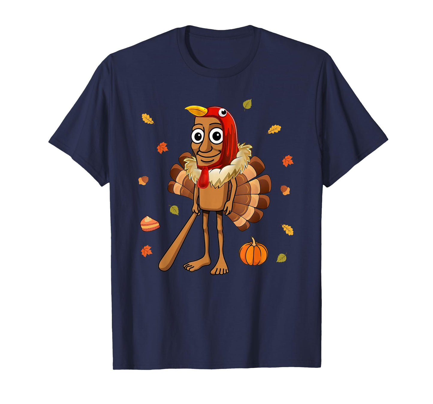 Turkey Tung Tung Sahur Thanksgiving Italian Brainrot Meme T-Shirt