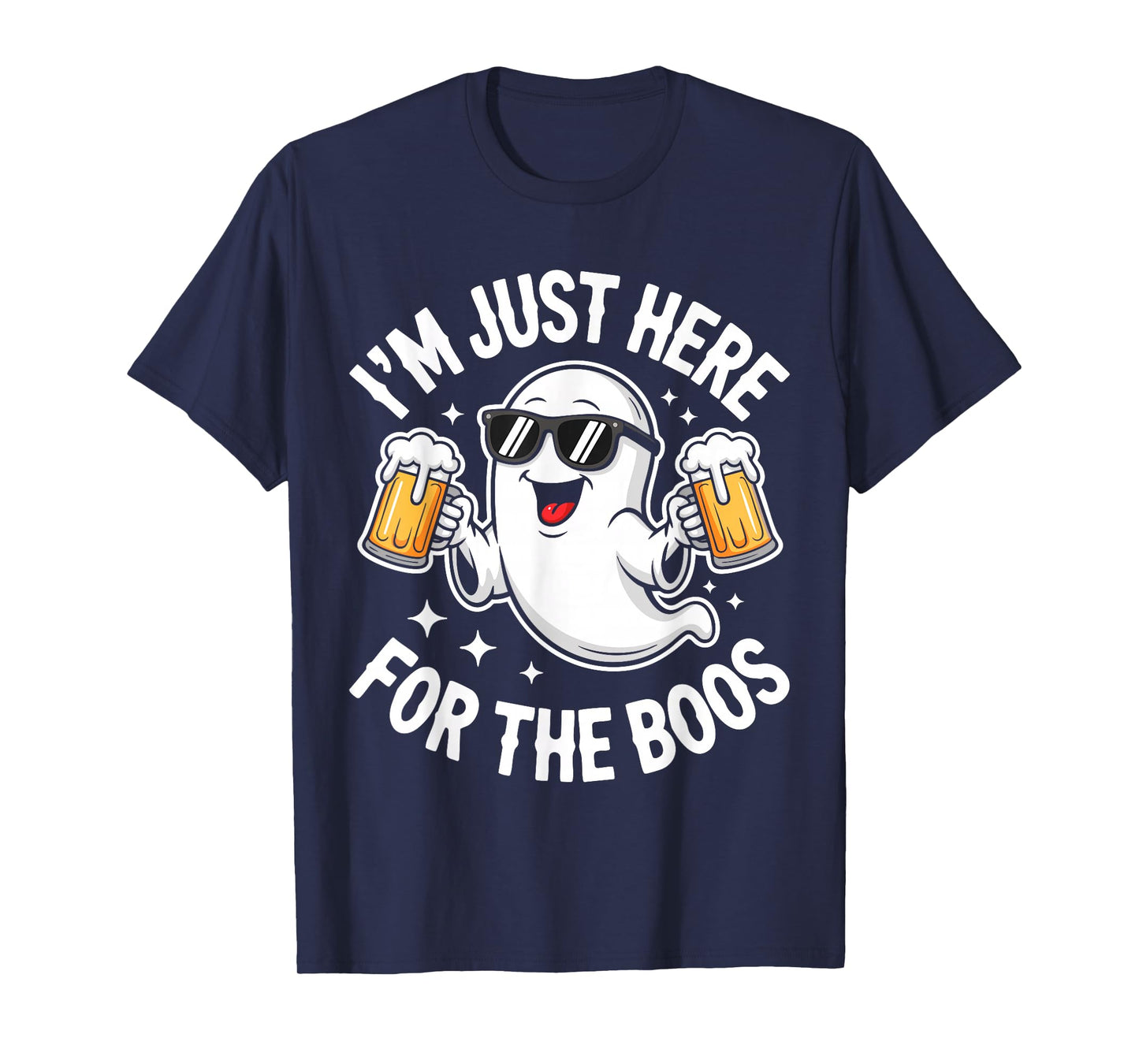 I'm Just Here for The Boos Shirt Men Women Ghost Halloween T-Shirt