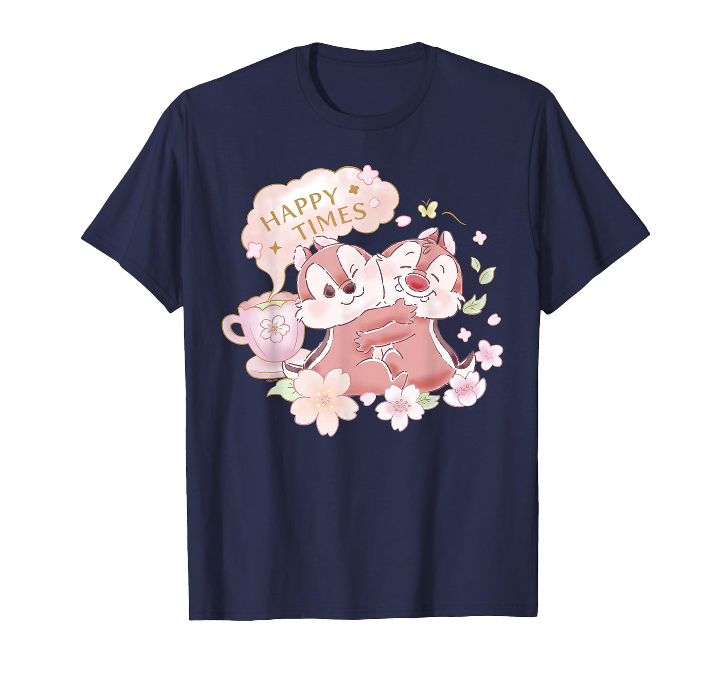 Disney Chip 'n Dale Happy Times Sakura Spring Cherry Blossom T-Shirt