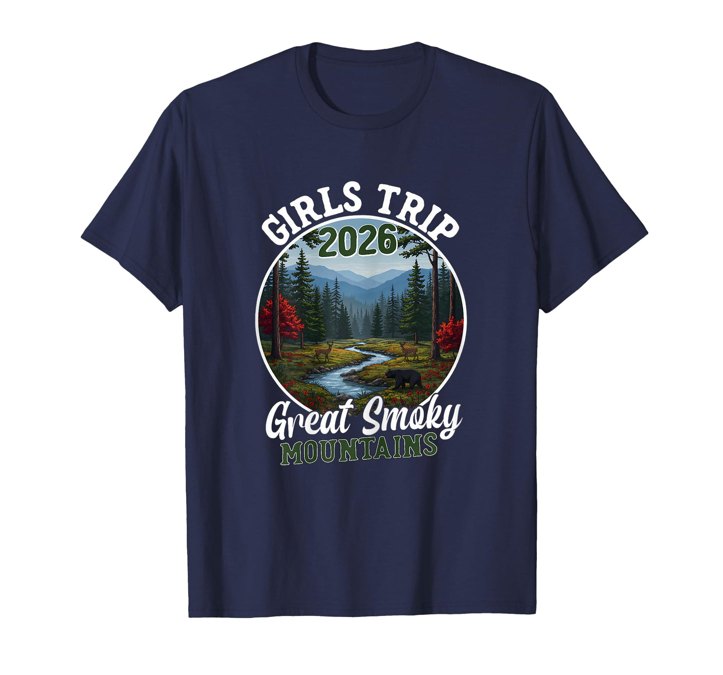 Girls Trip 2026 Great Smoky Mountains T-Shirt